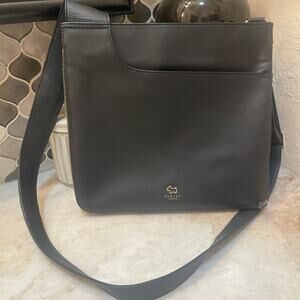 Radley London black leather crossbody bag